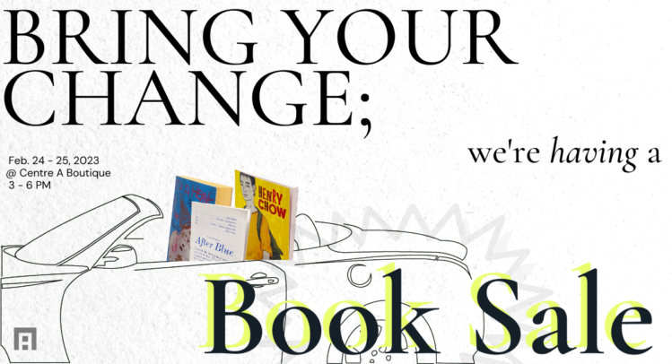 Book Sale: BRING YOUR CHANGE; WE'RE HAVING A BOOK SALE