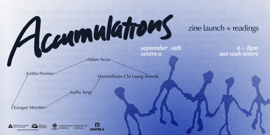 Accumulations: zine launch + readings