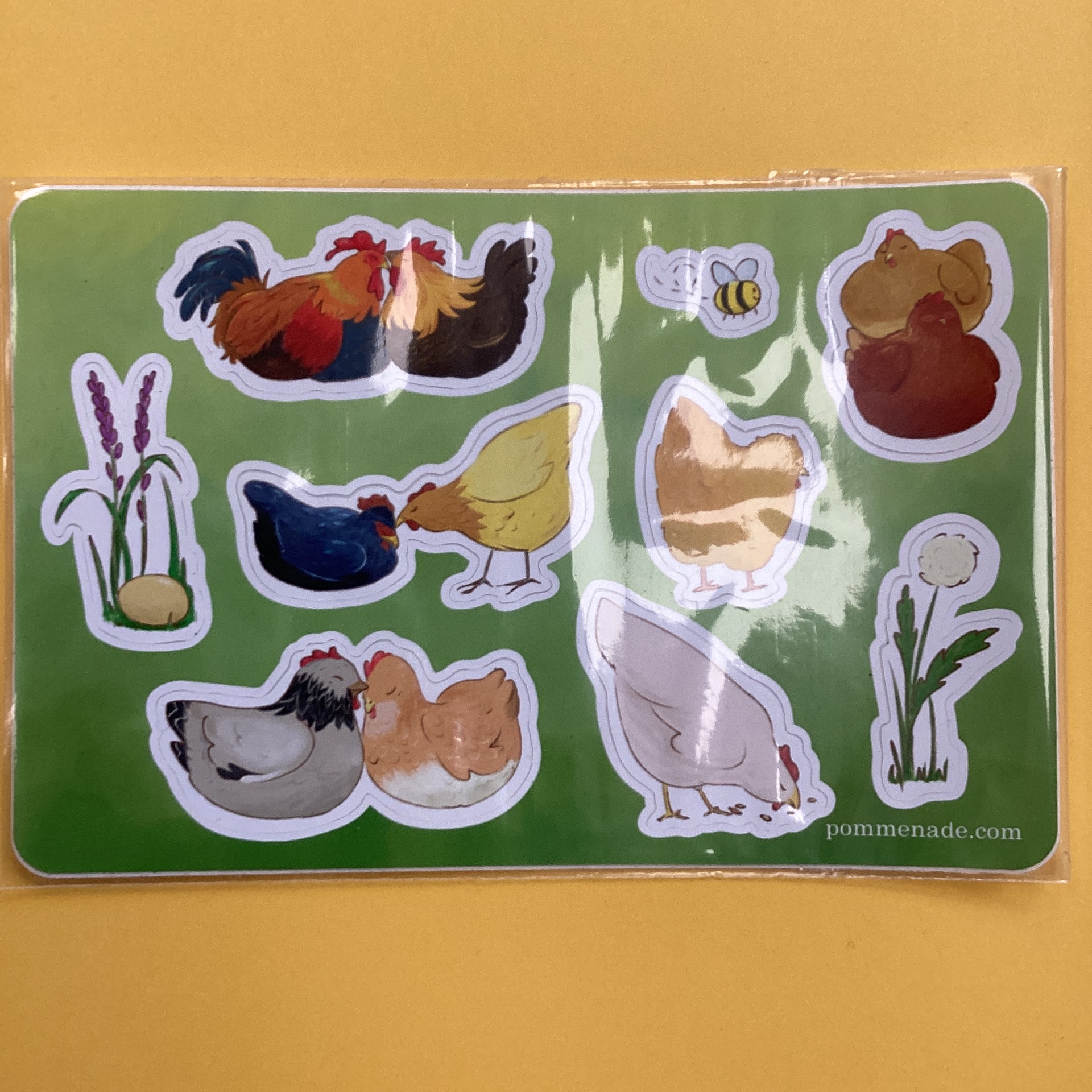 Gay Chickens Sticker